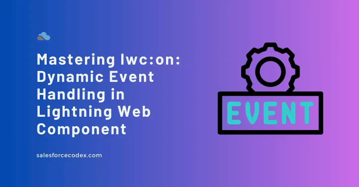 Mastering lwc:on: Dynamic Event Handling in LWC Mastering lwc:on: Dynamic Event Handling in LWC